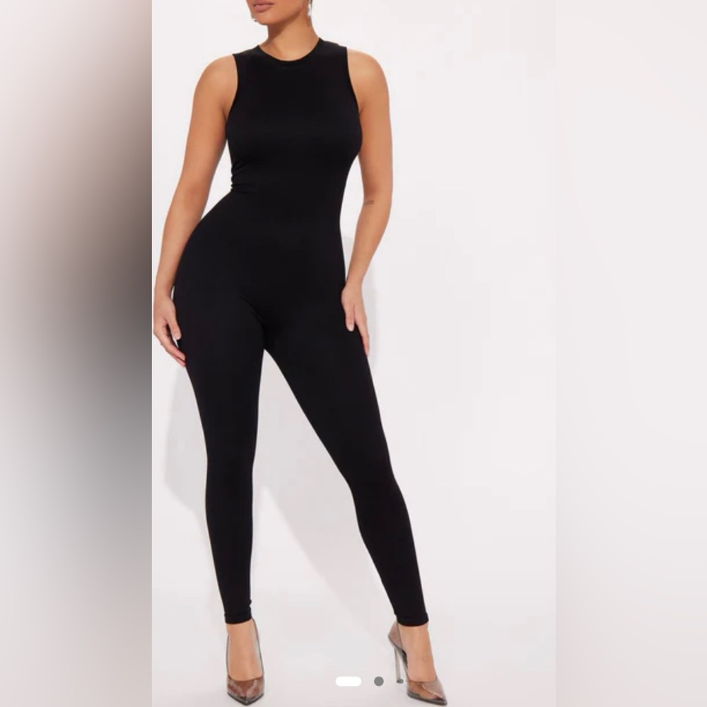 NWOT. Fashionova Black Jumpsuit